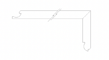 Custom Stair Nosing without Return